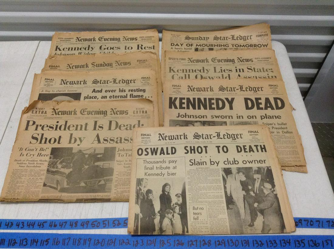 Original 1960s JFK Newspapers (1 of 1)