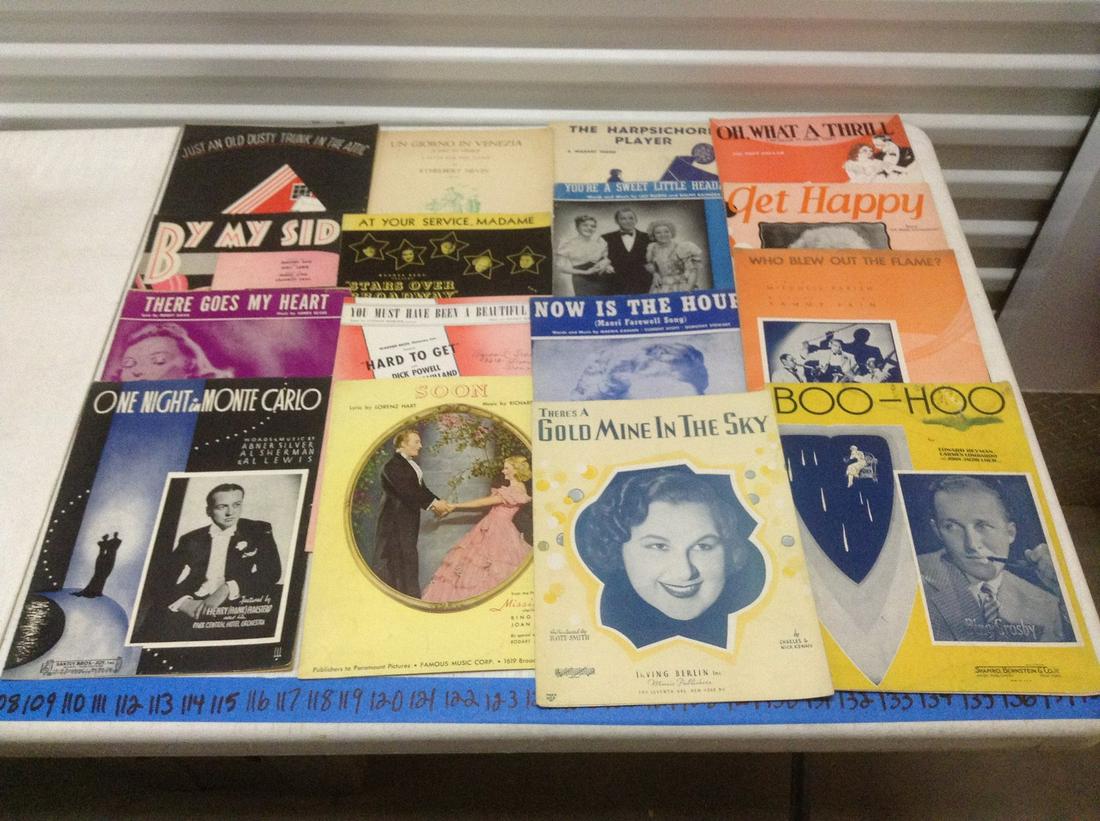 Large lot of Early Sheet Music (1 of 1)