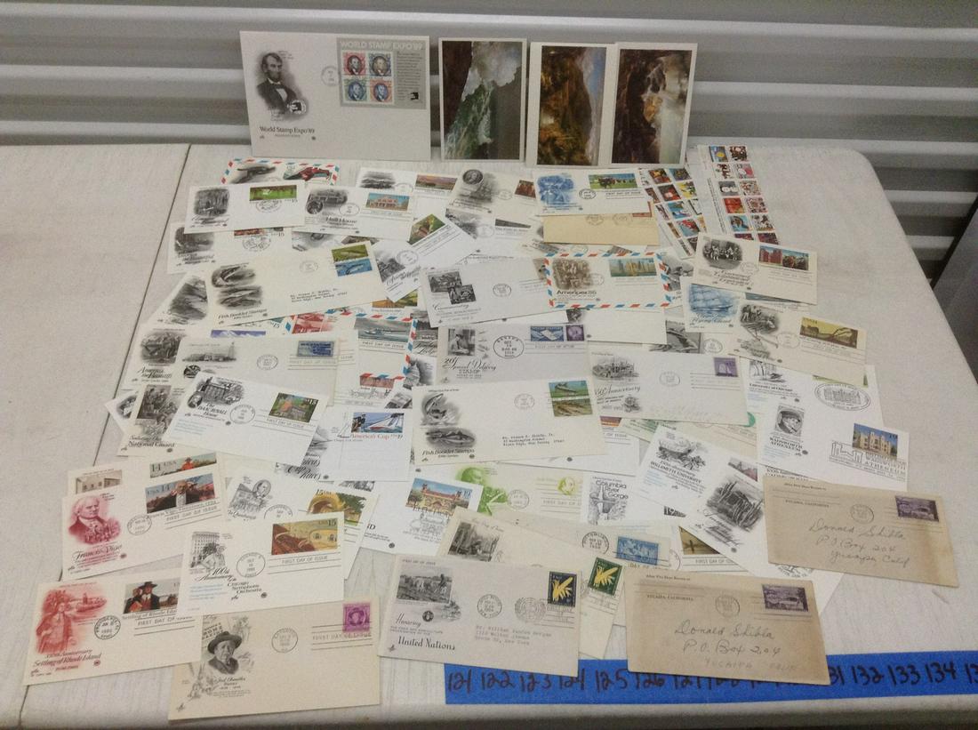 Huge Lot of First Day Covers and postcards (1 of 1)