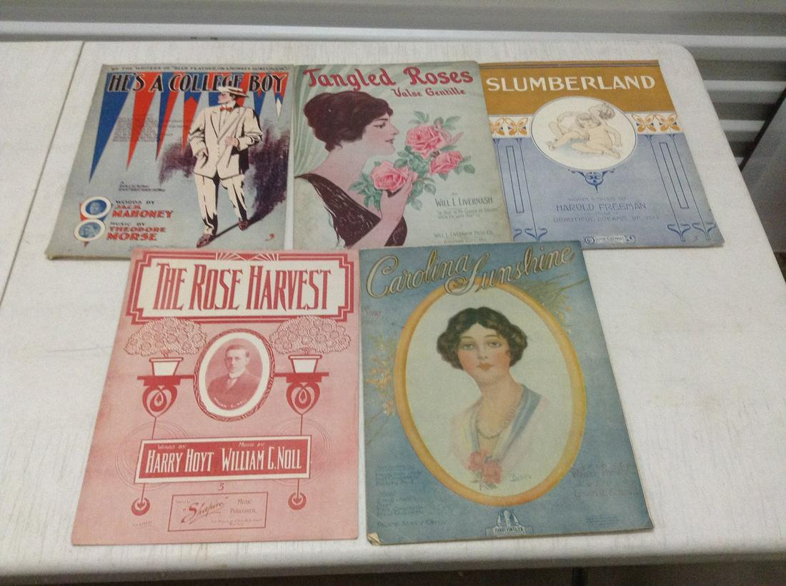 Lot of Very Early Sheet Music (1 of 1)