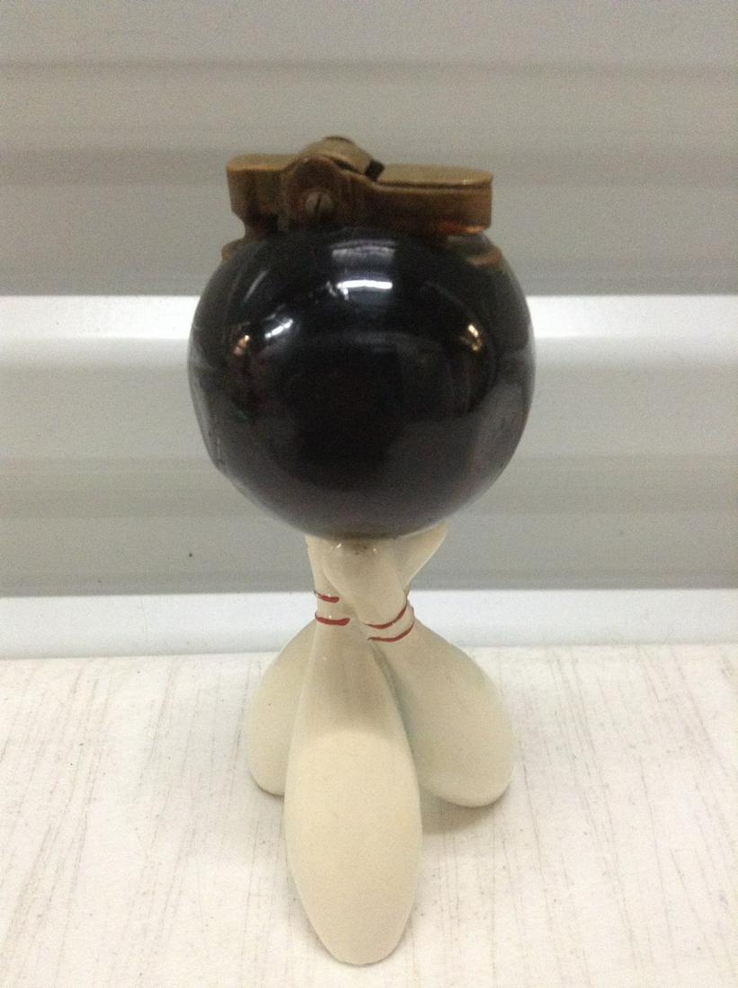 Mid Century "Bowling Ball on Pins" Lighter 5" tall (1 of 1)