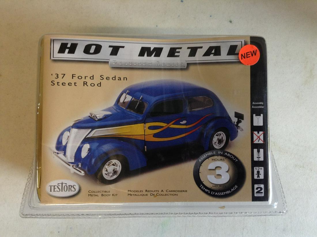 Hot Metal '37 Ford Sedan Street Rod Collectible Metal (1 of 1)