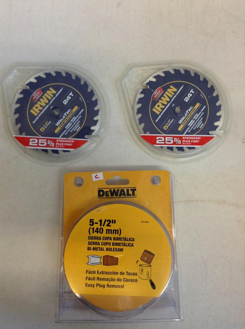 Lot of Irwin WeldTec Construction cutting blade 5 3/8" (1 of 1)
