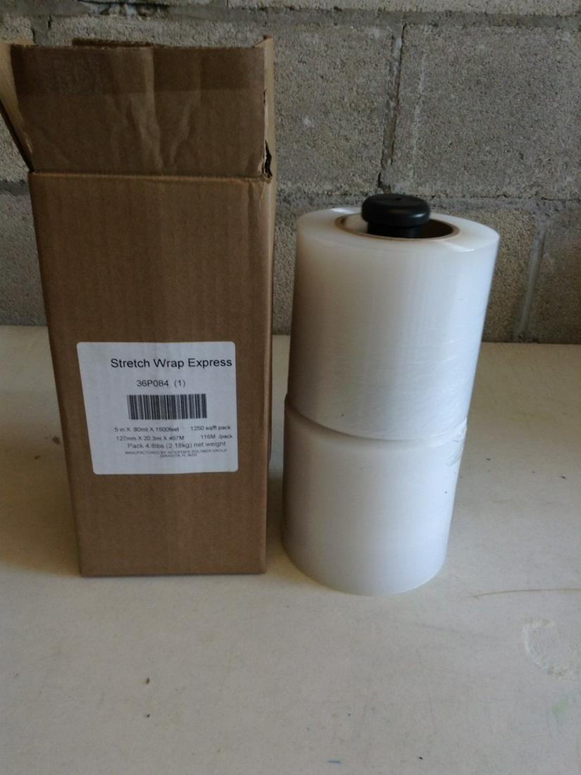 Stretch Wrap Express 5"x .80mi x 1500 ft: Stretch Wrap Express 5"x .80mi x 1500 ft