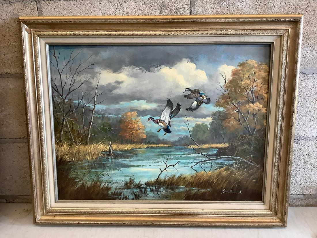 Kenneth Smallwood signed original framed oil on canvas (1 of 1)