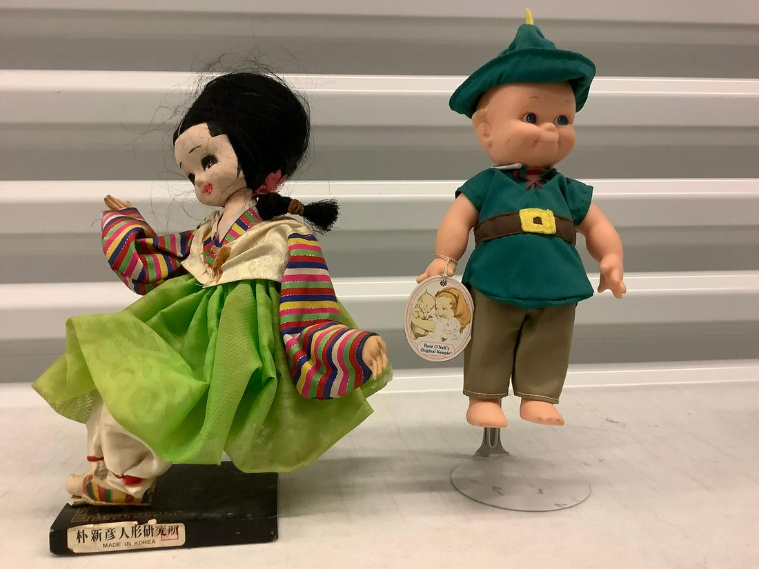 Korean made doll and Rose O' Nell doll (1 of 1)