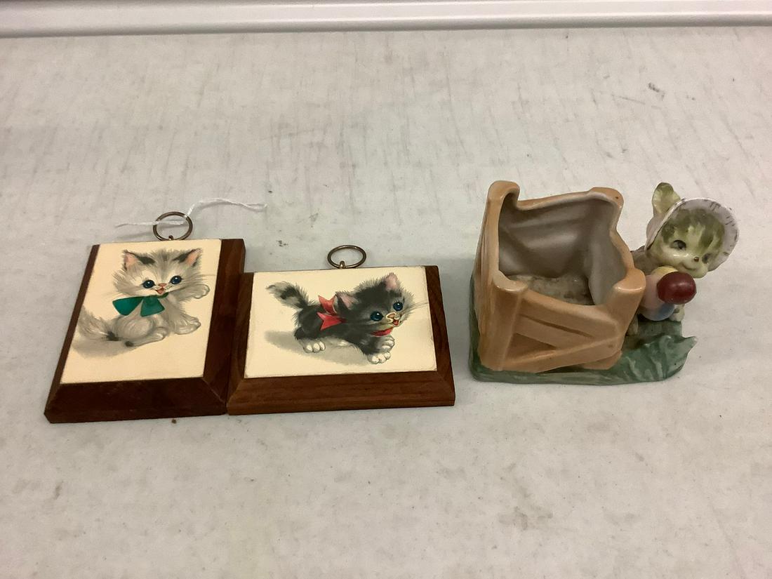 Pair of cat art and more 4.5x3.5: Pair of cat art and more 4.5x3.5