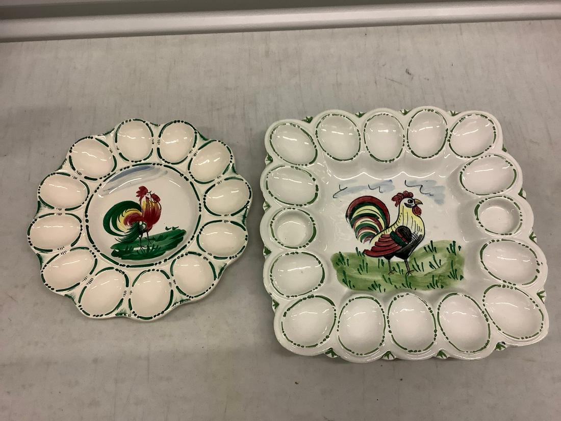 Hand painted Italian dish pair (1 of 1)