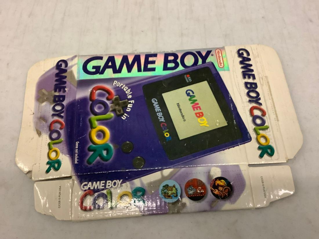 Gameboy Color box: Gameboy Color box