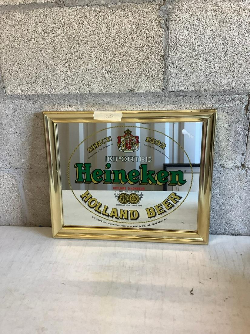Heineken beer advertisement hanging mirror 17x14 (1 of 1)