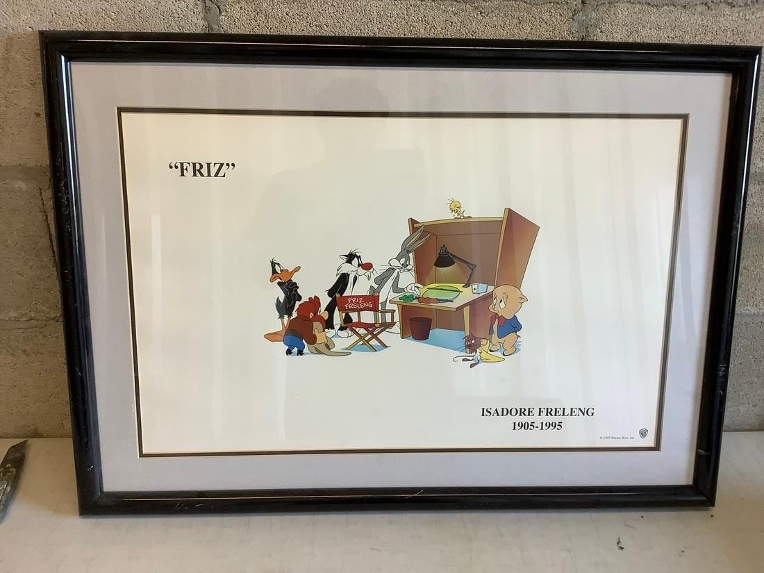 "Friz" framed looney tunes print 30.5x22 (1 of 1)