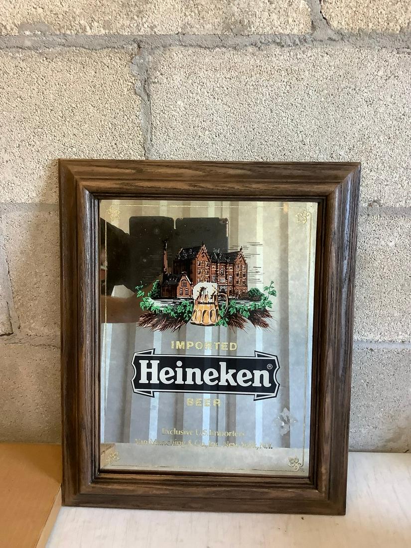 Heineken beer advertisement mirror 15x18 (1 of 1)