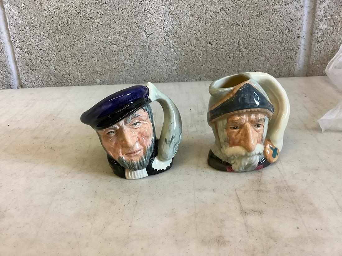 2 doulton & co. shot glasses: 2 doulton & co. shot glasses