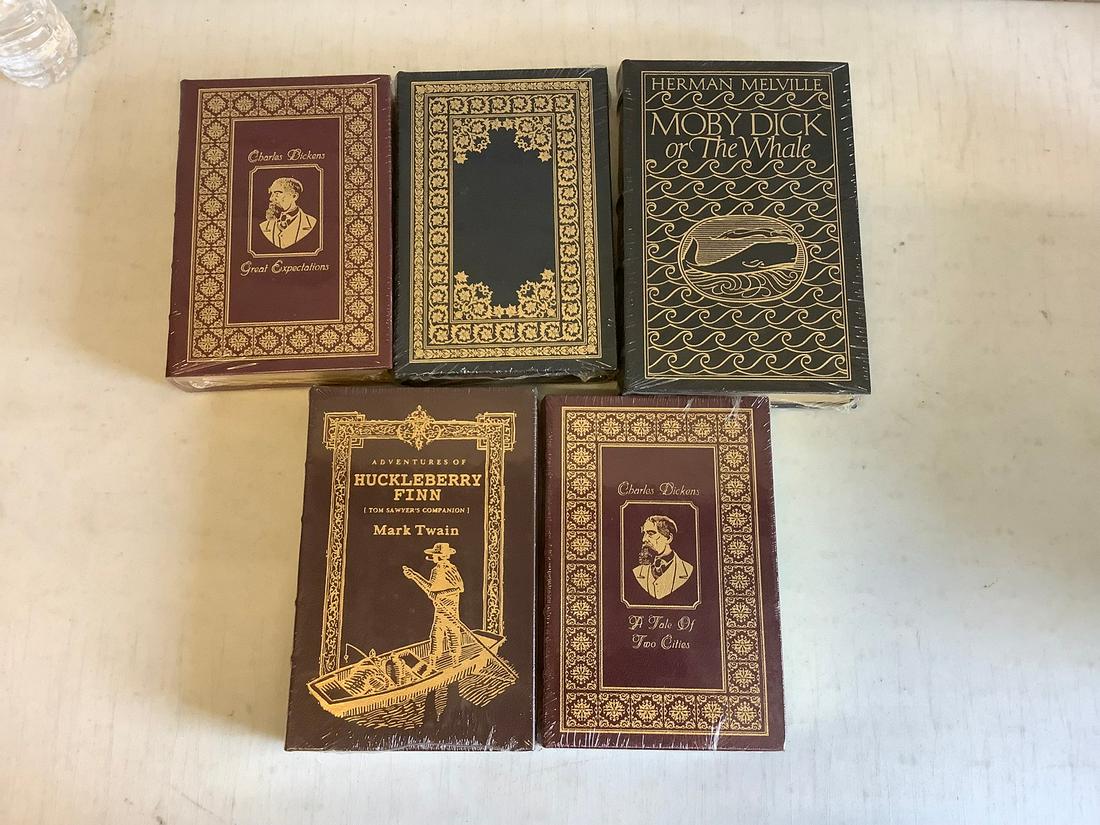 Lot of vintage sealed books charles dickens mark twain (1 of 1)