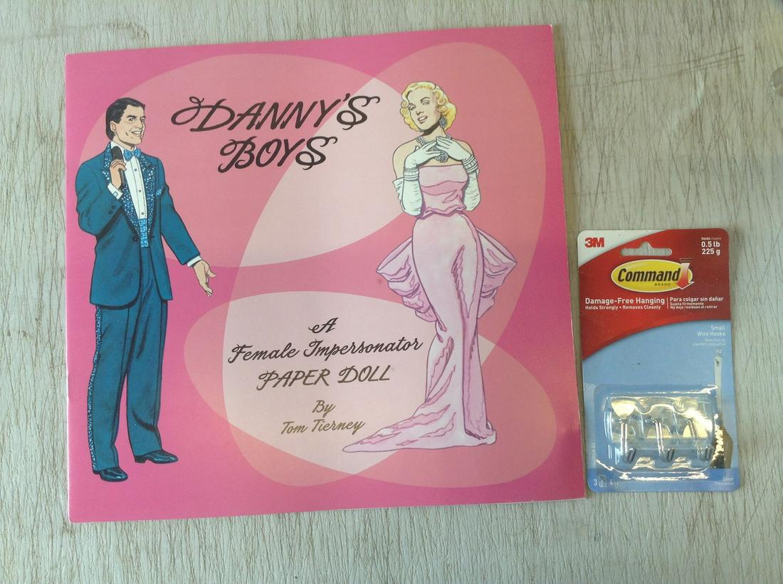 Danny's Boys Paper Dolls and Command Damage-Free (1 of 1)