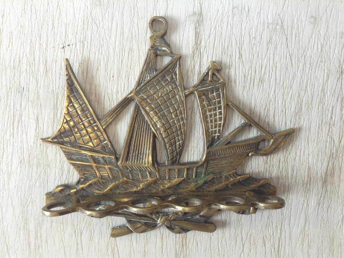 brass ship wall hanging (1 of 1)