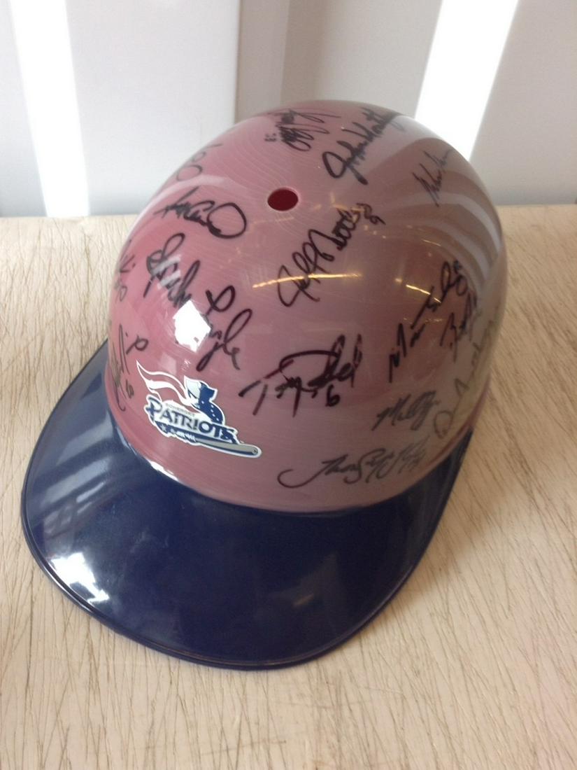 somerset patriots signed baseball hard hat (1 of 1)