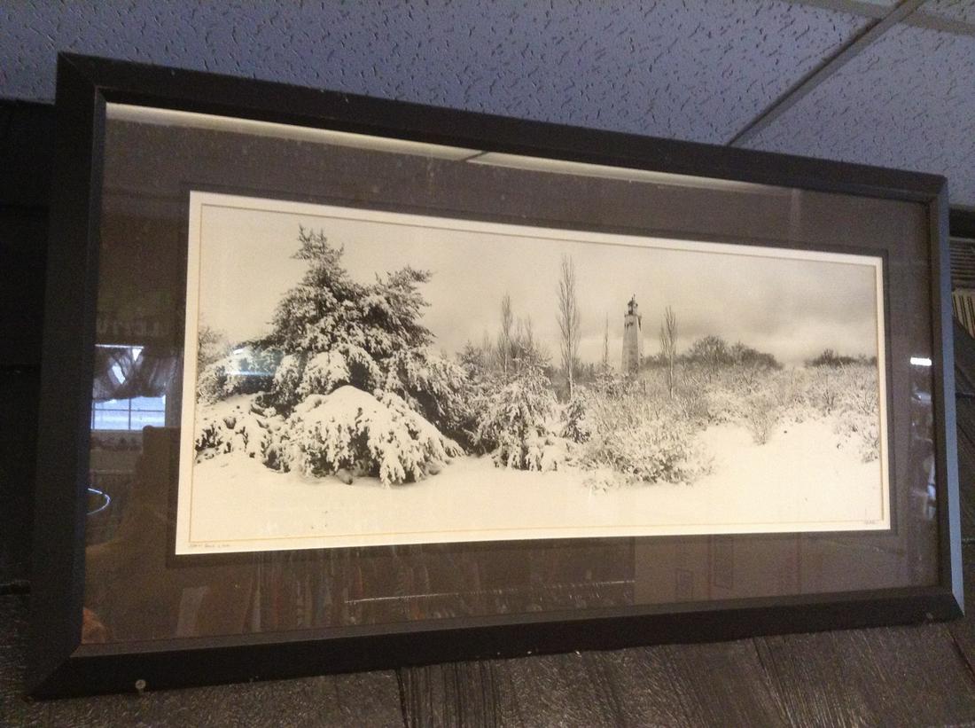 Sandy Hook Light" Photography Art Pencil Signed by the (1 of 1)