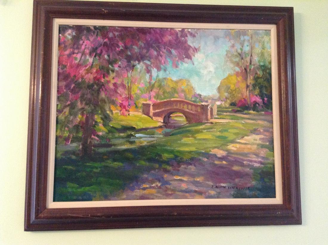 Original Painting on Canvas Signed by the artist S. (1 of 1)