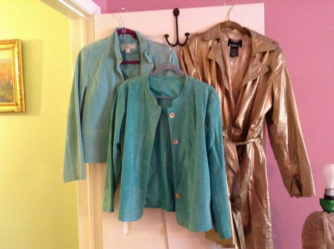Two Genuine Leather and other jacket Sizes S & M (1 of 1)