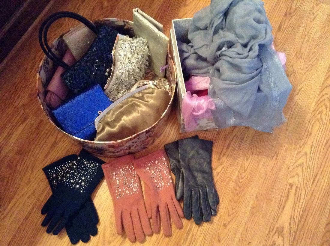 Beaded Bags, Gloves scarves and more (1 of 1)