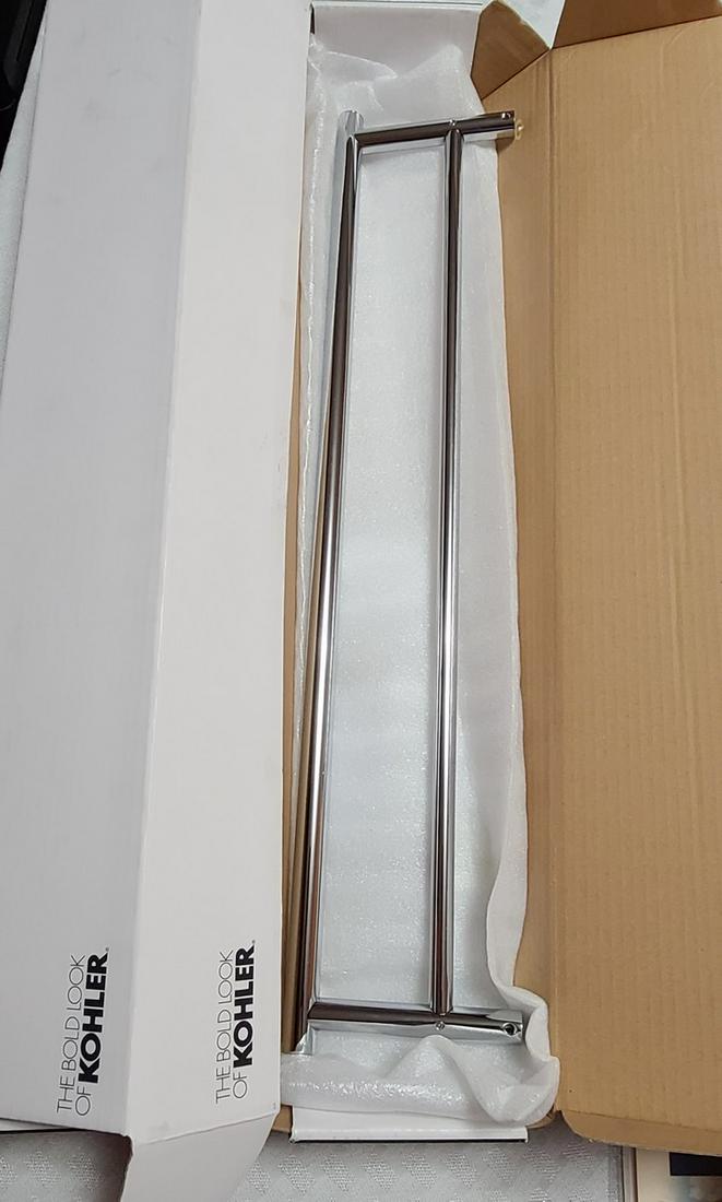2 NIB Kohler purist 24" chrome towel bars: 2 NIB Kohler purist 24" chrome towel bars