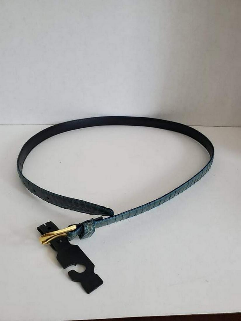 Vintage Authentic Snakeskin Belt M/L: Vintage Authentic Snakeskin Belt M/L