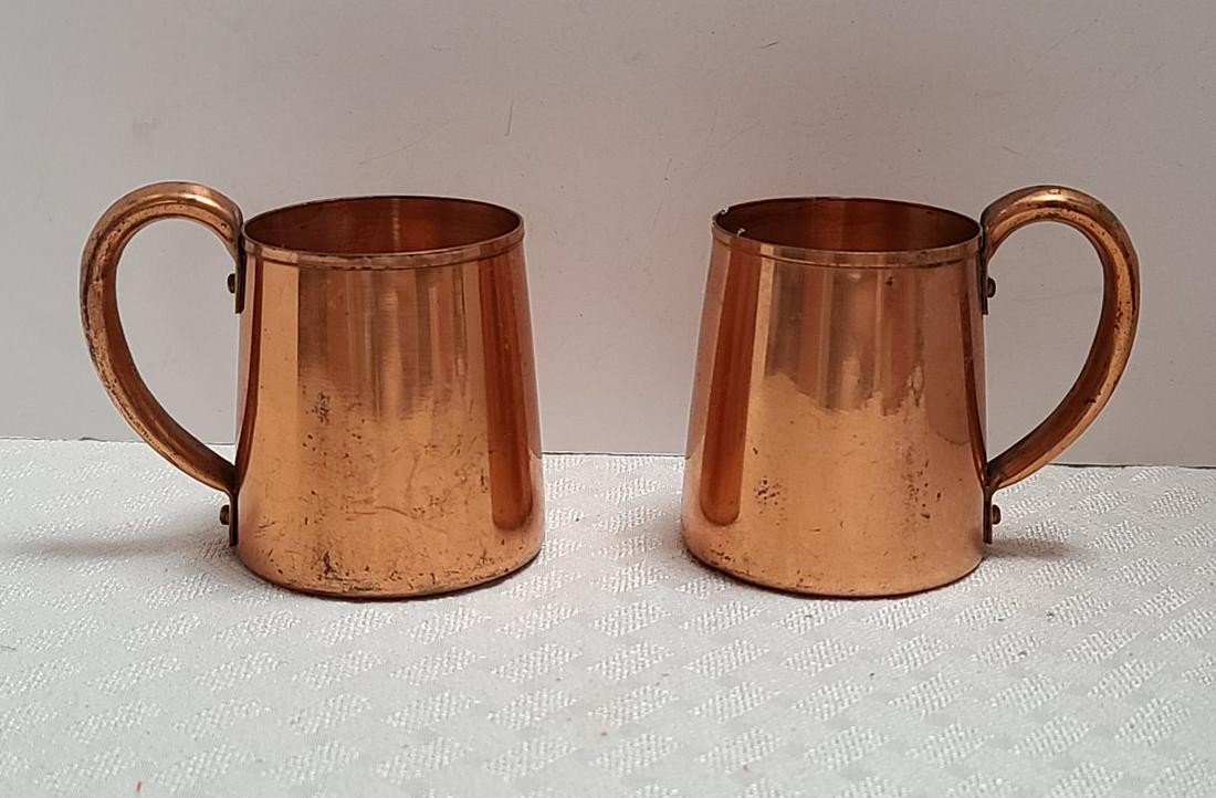 Vintage Solid Copper Mugs (1 of 1)