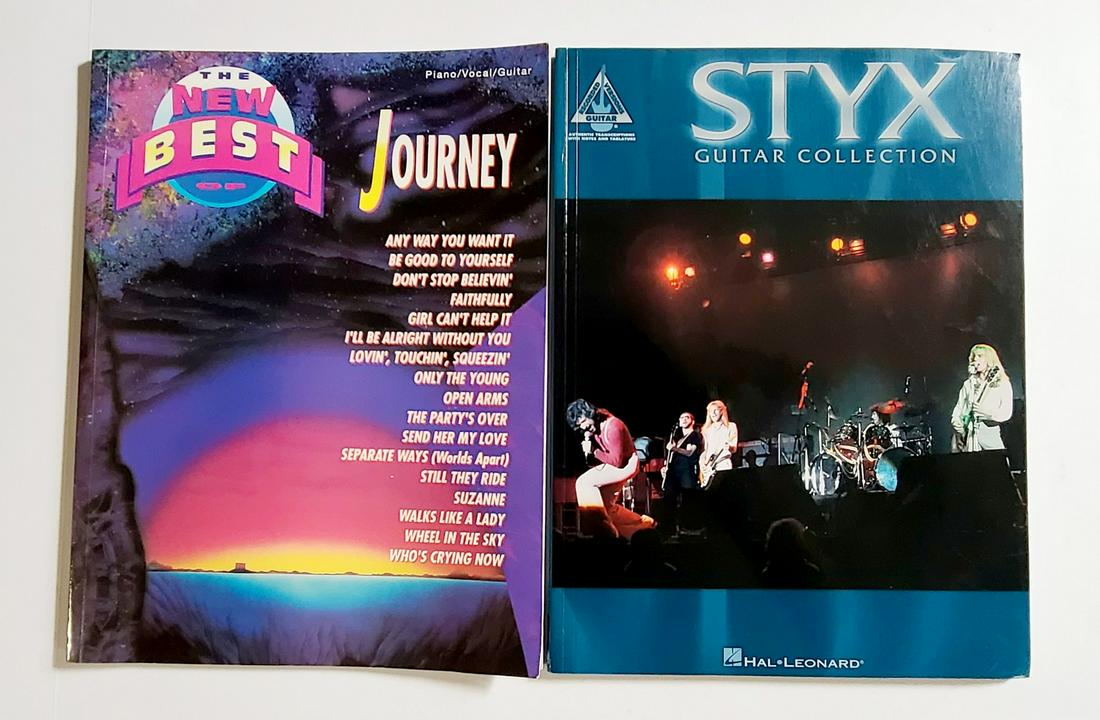 Journey and Styx Sheet Music Books: Journey and Styx Sheet Music Books