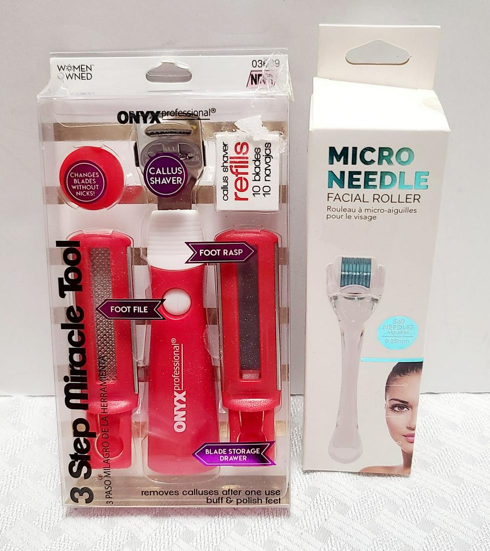 Micro Needle Facial Roller & Pedicure Tools New (1 of 1)
