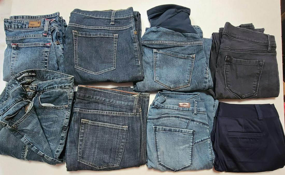 8 Pairs Ladies Jeans S Juicy Couture and Maternity: 8 Pairs Ladies Jeans S Juicy Couture and Maternity