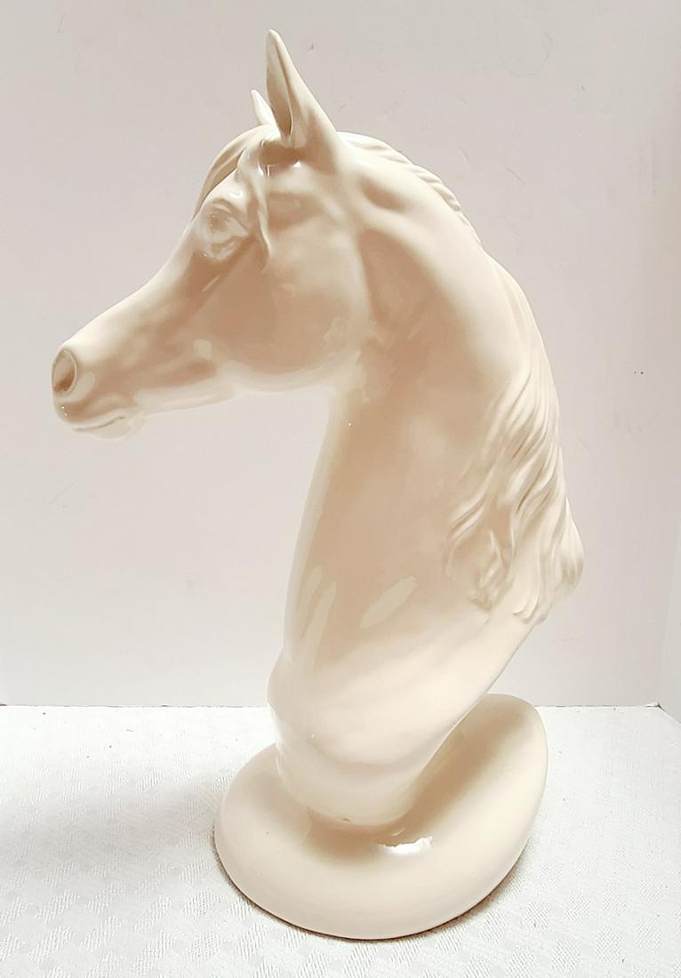 Ceramic Arabian Horse Bust 15": excellent condition