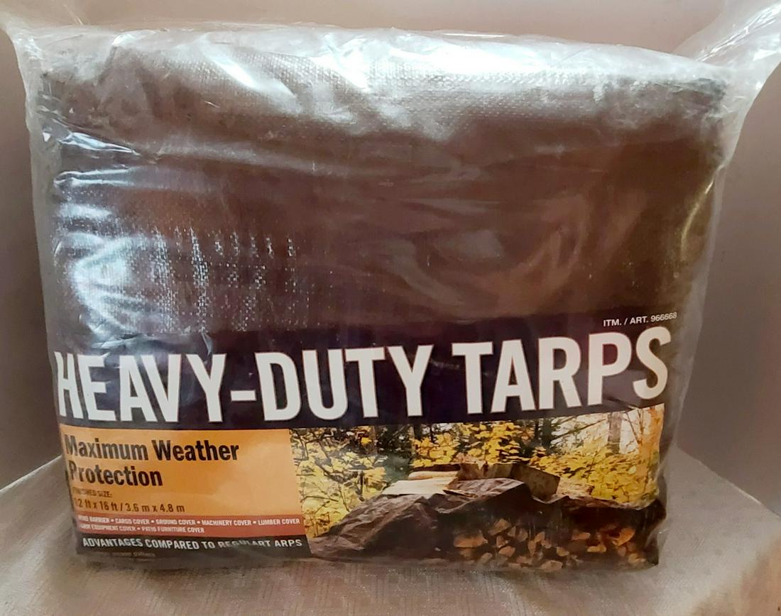 2 Heavy Duty Tarps 12x16ft (1 of 1)