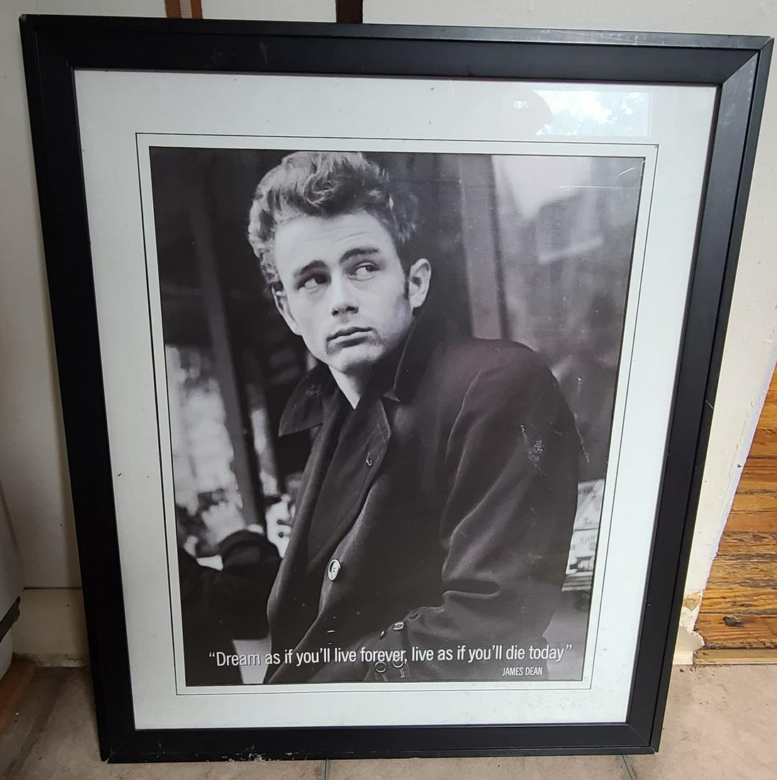 Framed James Dean Poster 22x27 (1 of 1)