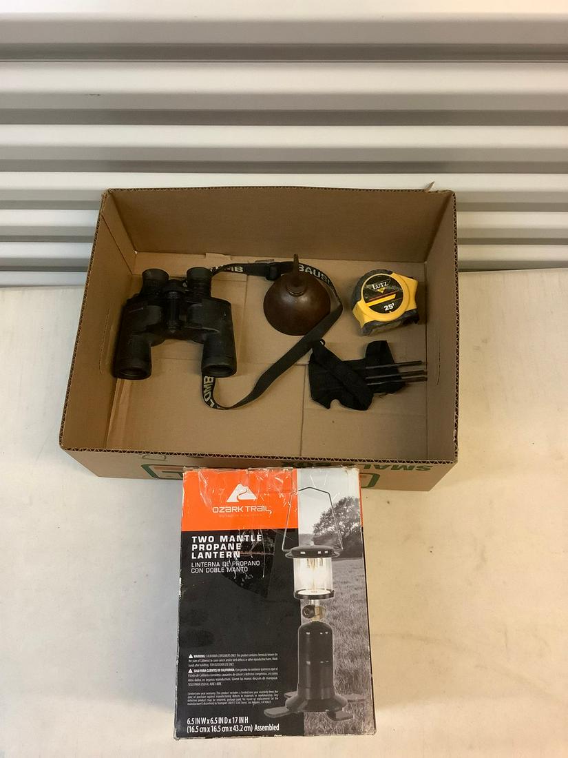 Ozark trail propane lantern binnoculars and more (1 of 1)