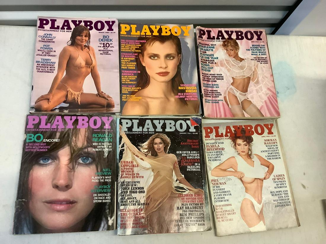 Lot of 1980's playboy magazine: Lot of 1980's playboy magazine