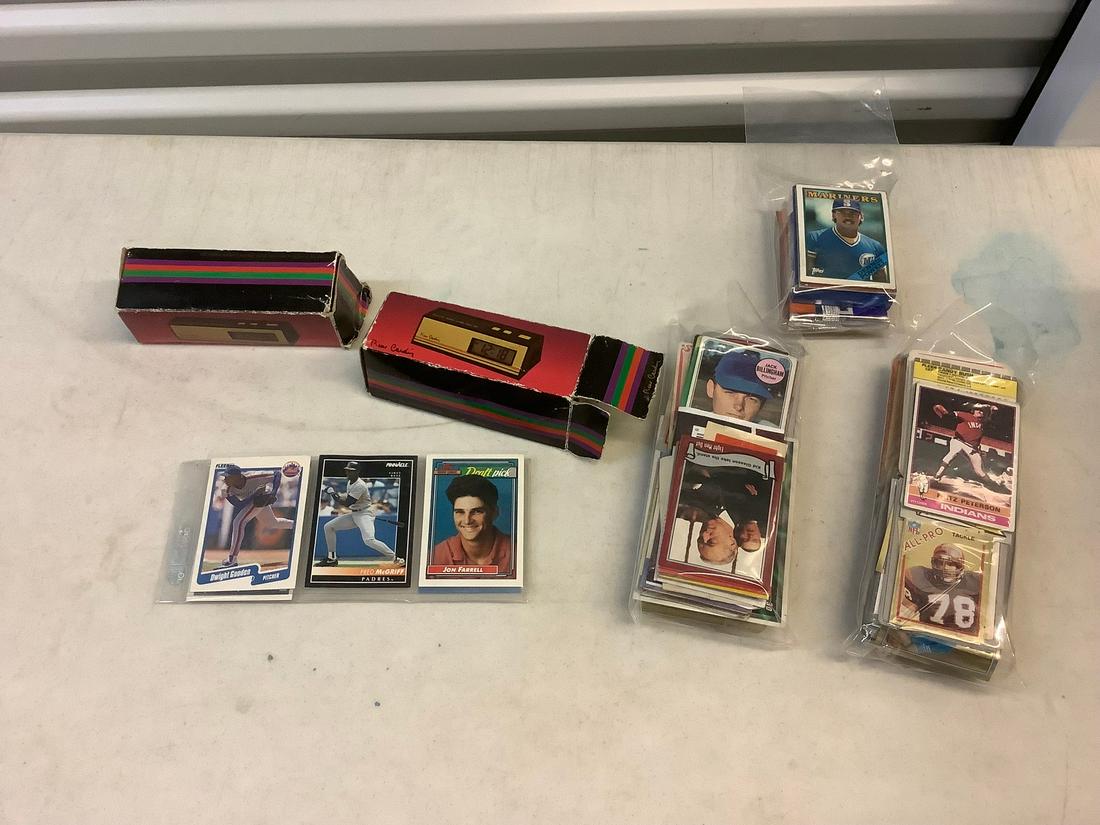 Pierre Cardin alarm clocks and lot of baseball and (1 of 1)