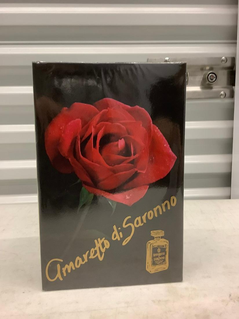 Amaretto di Saronno sealed bottle: Any contents in bottle is Free; You are bidding on the bottle & unbroken tax stamp