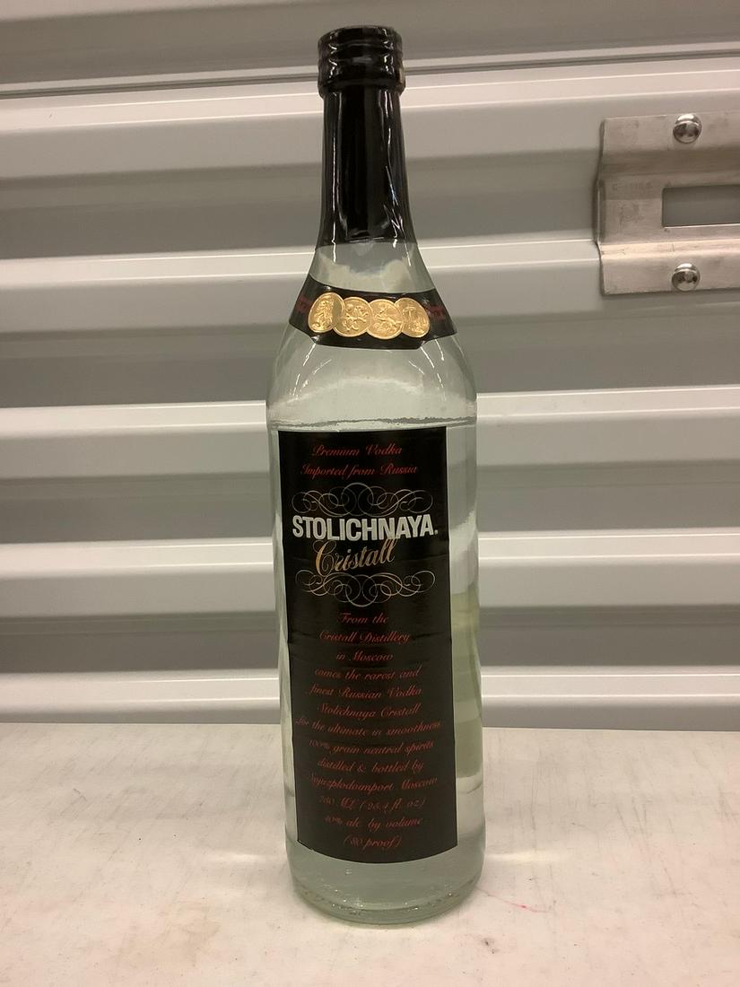 Stolichnaya Cristall Vodka 750mL bottle (1 of 1)