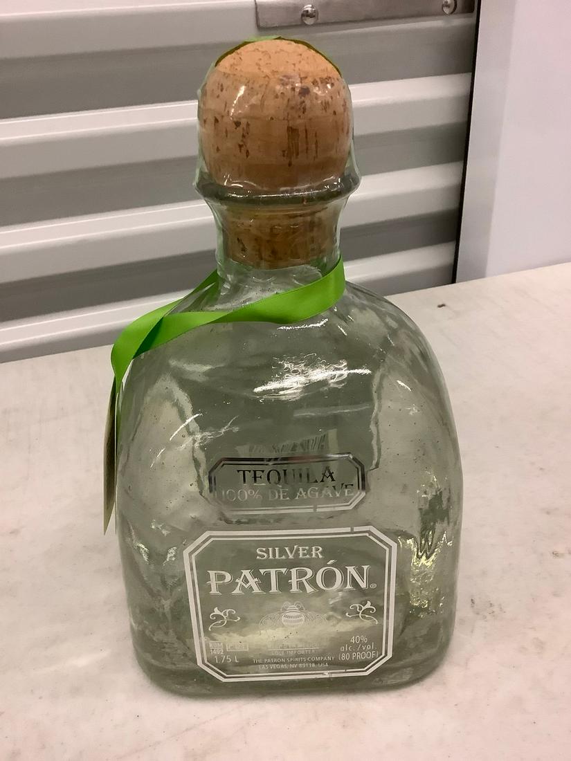 Silver Patron Tequila 1.75L bottle (1 of 1)