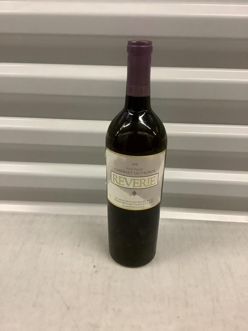 1995 Reverie Nappa Valley Full Bottle: Any contents in bottle is Free; You are bidding on the bottle & unbroken tax stamp