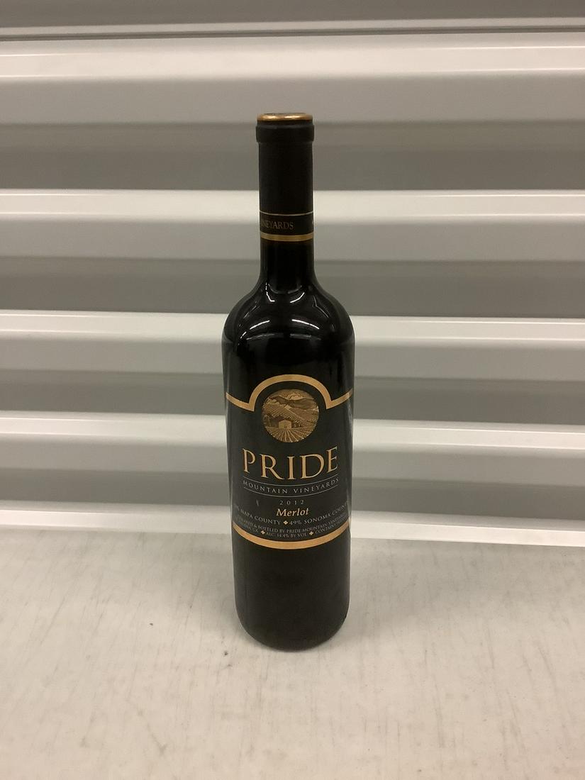 2012 Pride Mountain Vineyards 750 ML Bottle (1 of 1)