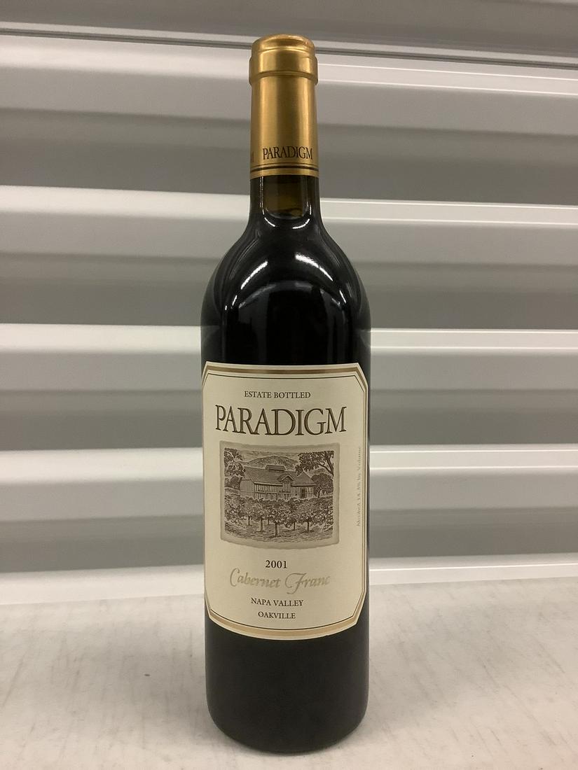 2001 Paradigm Cabernet Franc 750 ML Bottle (1 of 1)