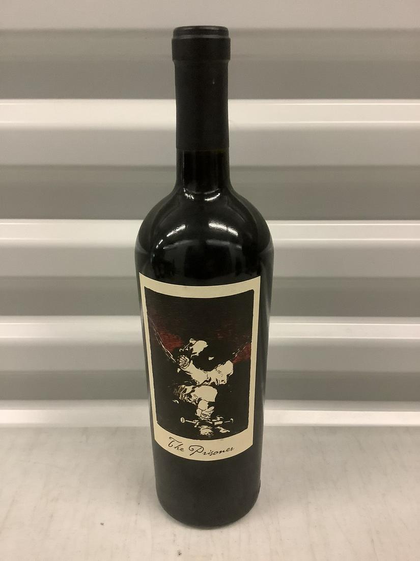2009 The Prisoner Napa Valley Red Wine 750 ML: Any contents in bottle is Free; You are bidding on the bottle & unbroken tax stamp