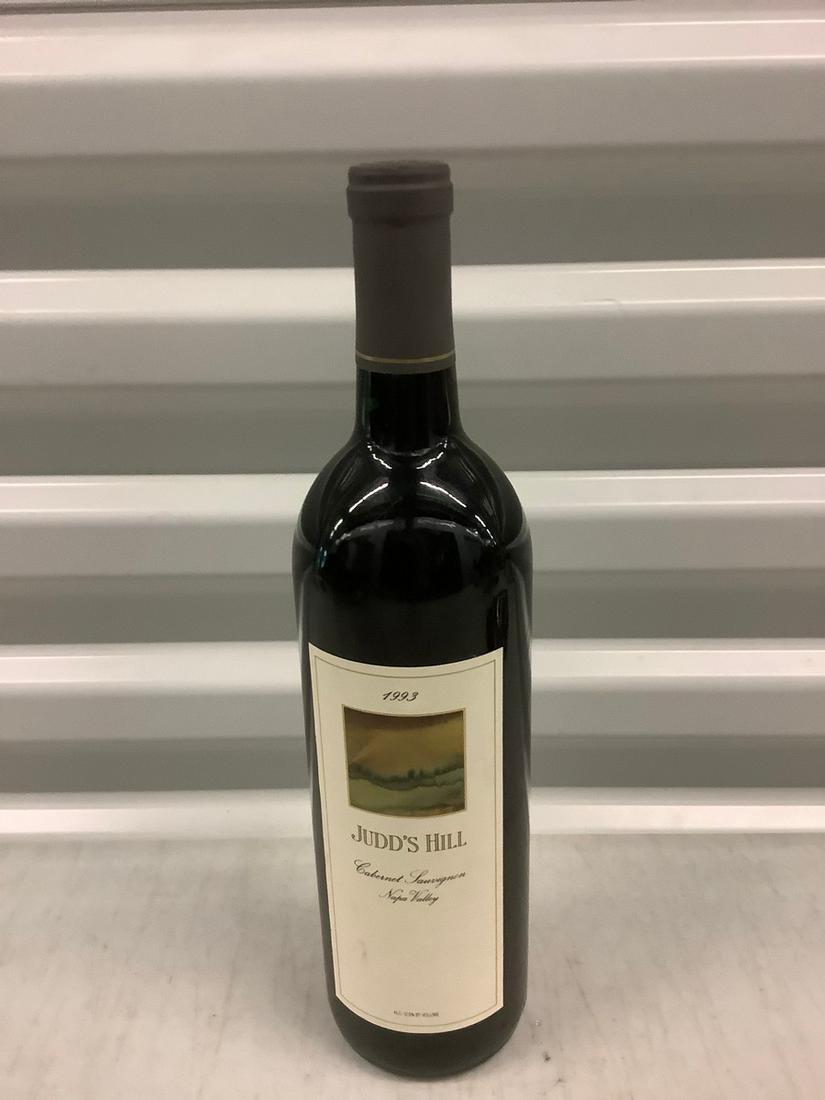 1993 Judd's Hill Cabernet Sauvignon 750 ML: Any contents in bottle is Free; You are bidding on the bottle & unbroken tax stamp