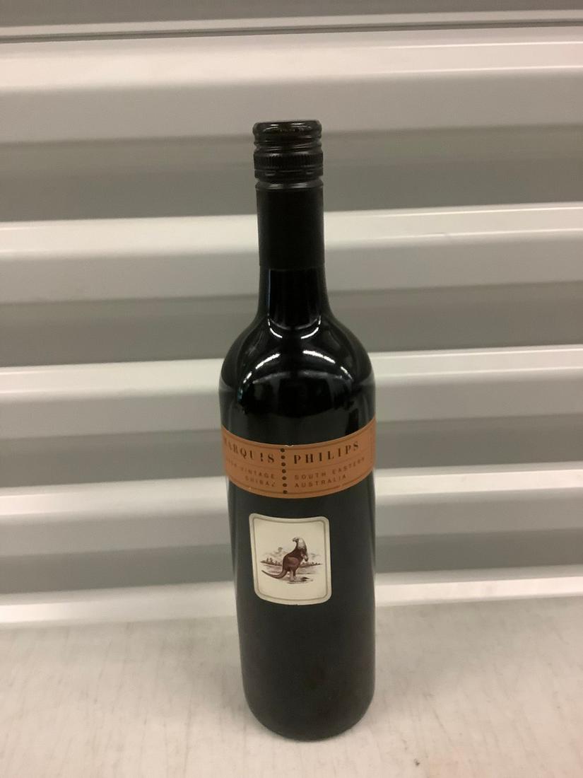 2004 Marquis Philips 750 ML: Any contents in bottle is Free; You are bidding on the bottle & unbroken tax stamp