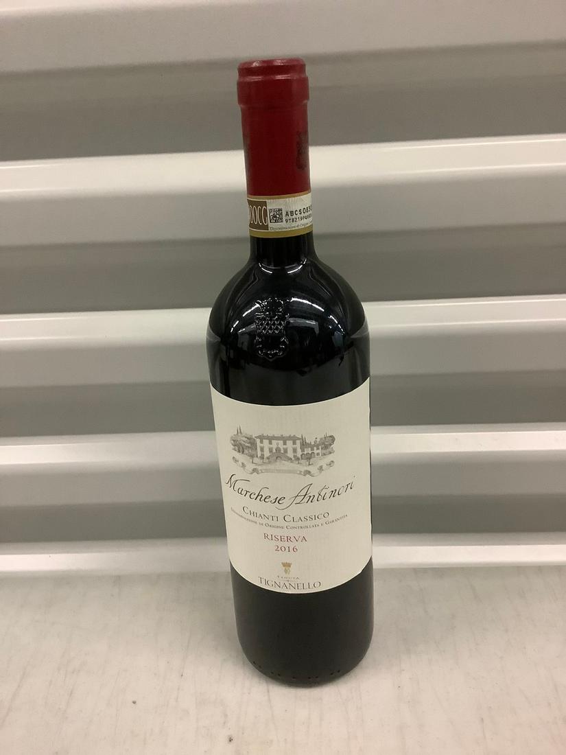 2016 Marchese Antinori Chianti Classico Red wine 750 ML: Any contents in bottle is Free; You are bidding on the bottle & unbroken tax stamp