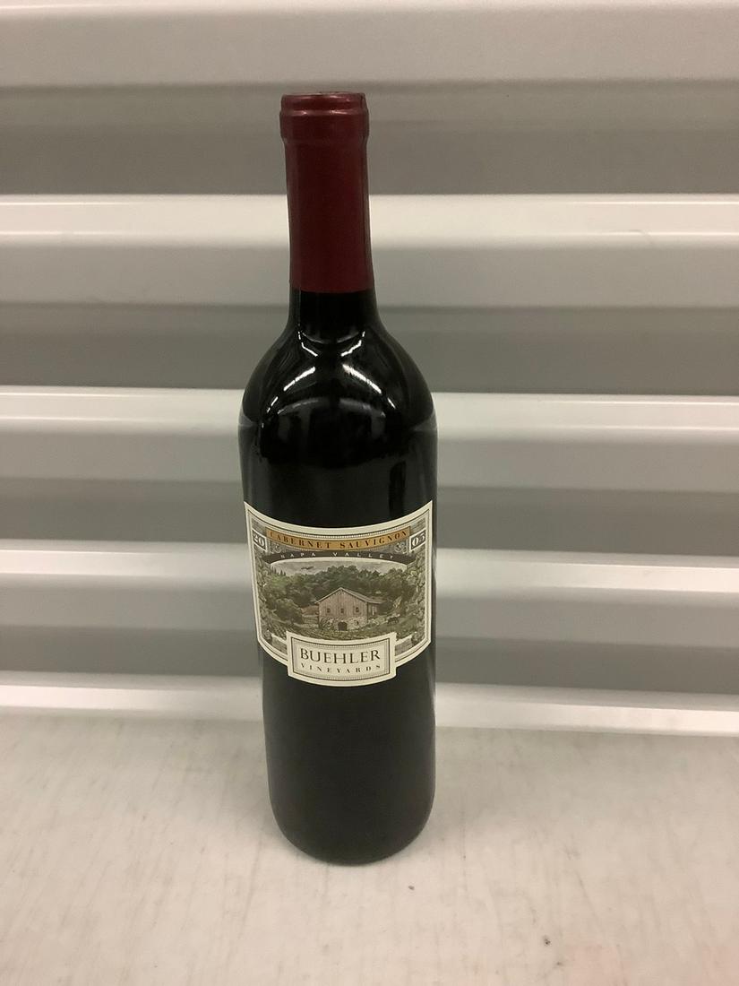 2005 Buehler Vineyards Cabernet Sauvignon 750 ML: Any contents in bottle is Free; You are bidding on the bottle & unbroken tax stamp