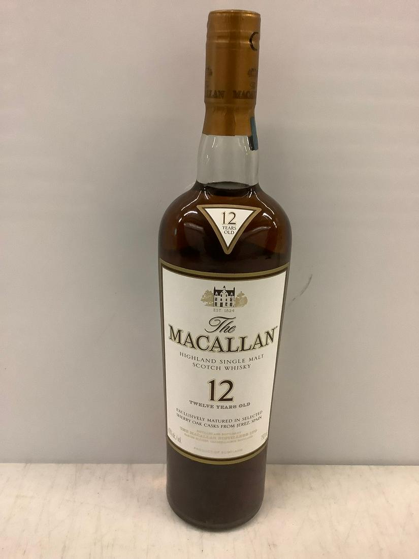 The Macallan Single Malt Scotch Whiskey 750 ML (1 of 1)