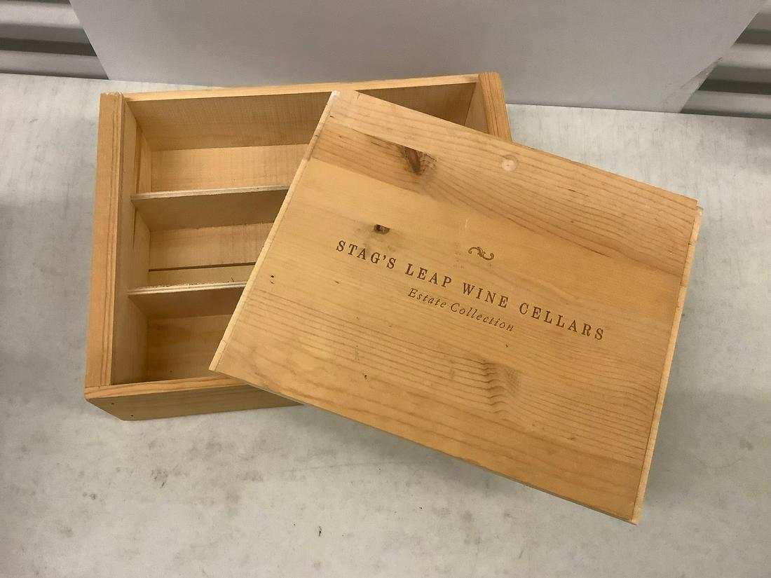 Stag's Leap Wine Cellars Estate Collection Empty Crate: Stag's Leap Wine Cellars Estate Collection Empty Crate